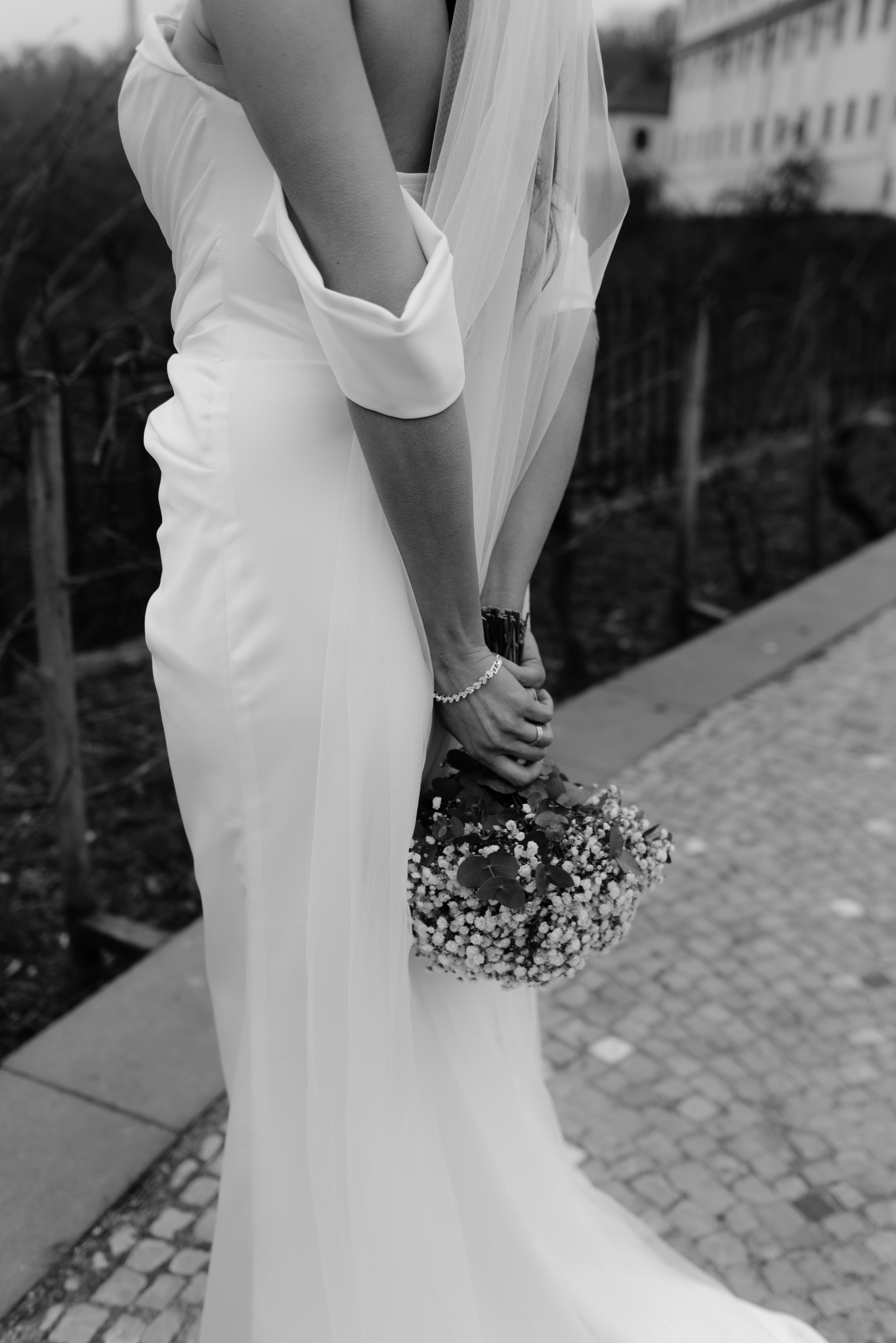 Bride with flowers